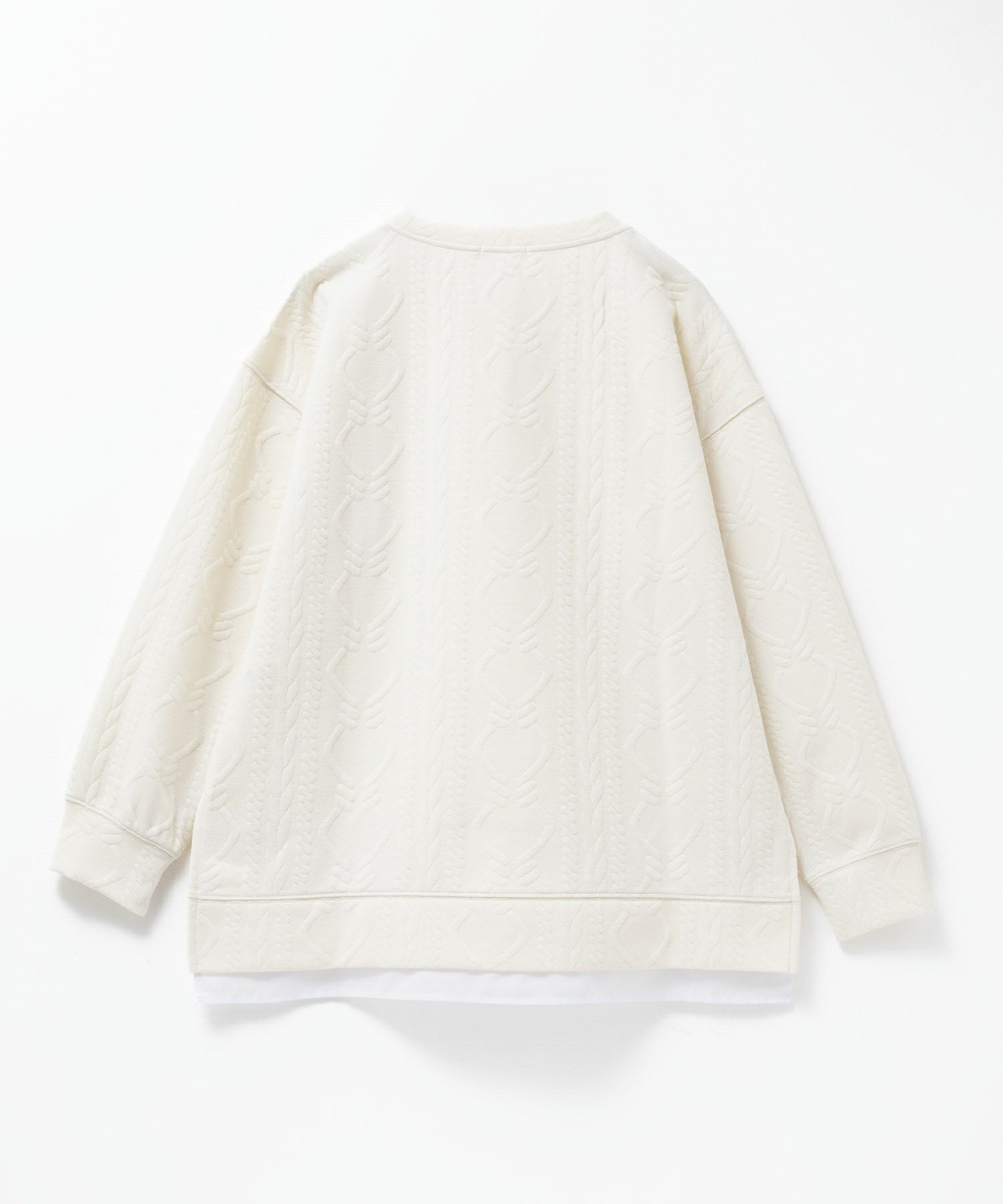 nAvy  時短ジャガードフェイク裾スリットプルオーバー レディース商品サムネイル-18