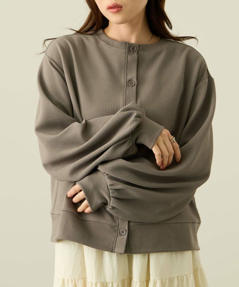 nAvy ジャガードカーディガン レディース商品画像-8