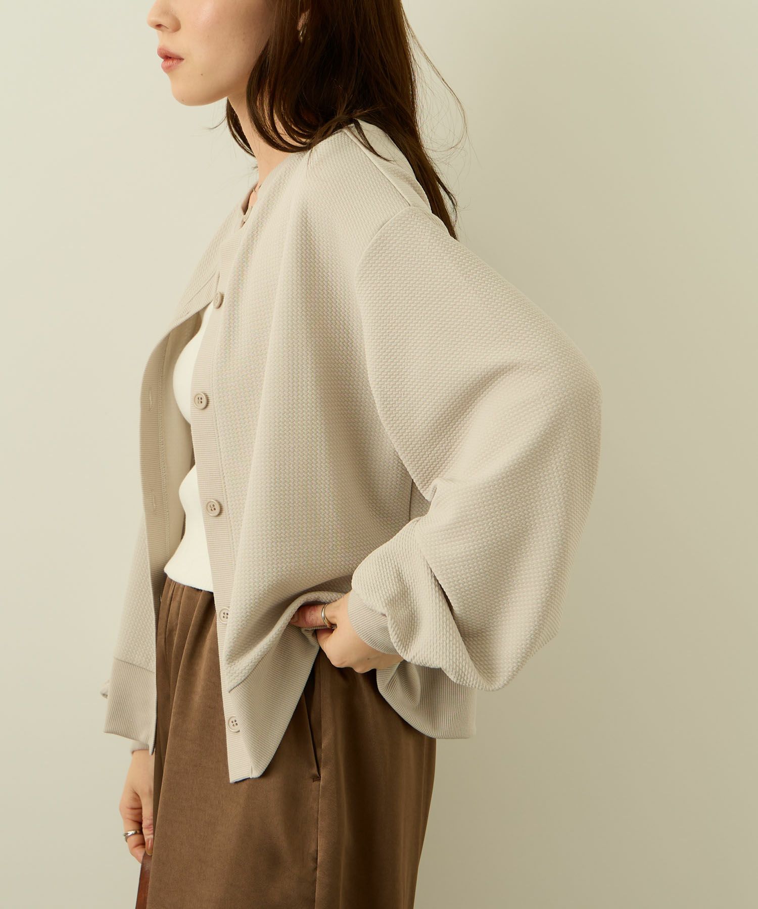 nAvy ジャガードカーディガン レディース商品画像-12