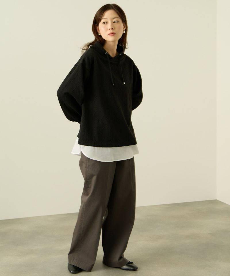 [値下げ]nAvy  時短ジャガードフェイクハイネックプルオーバー レディース商品画像-11