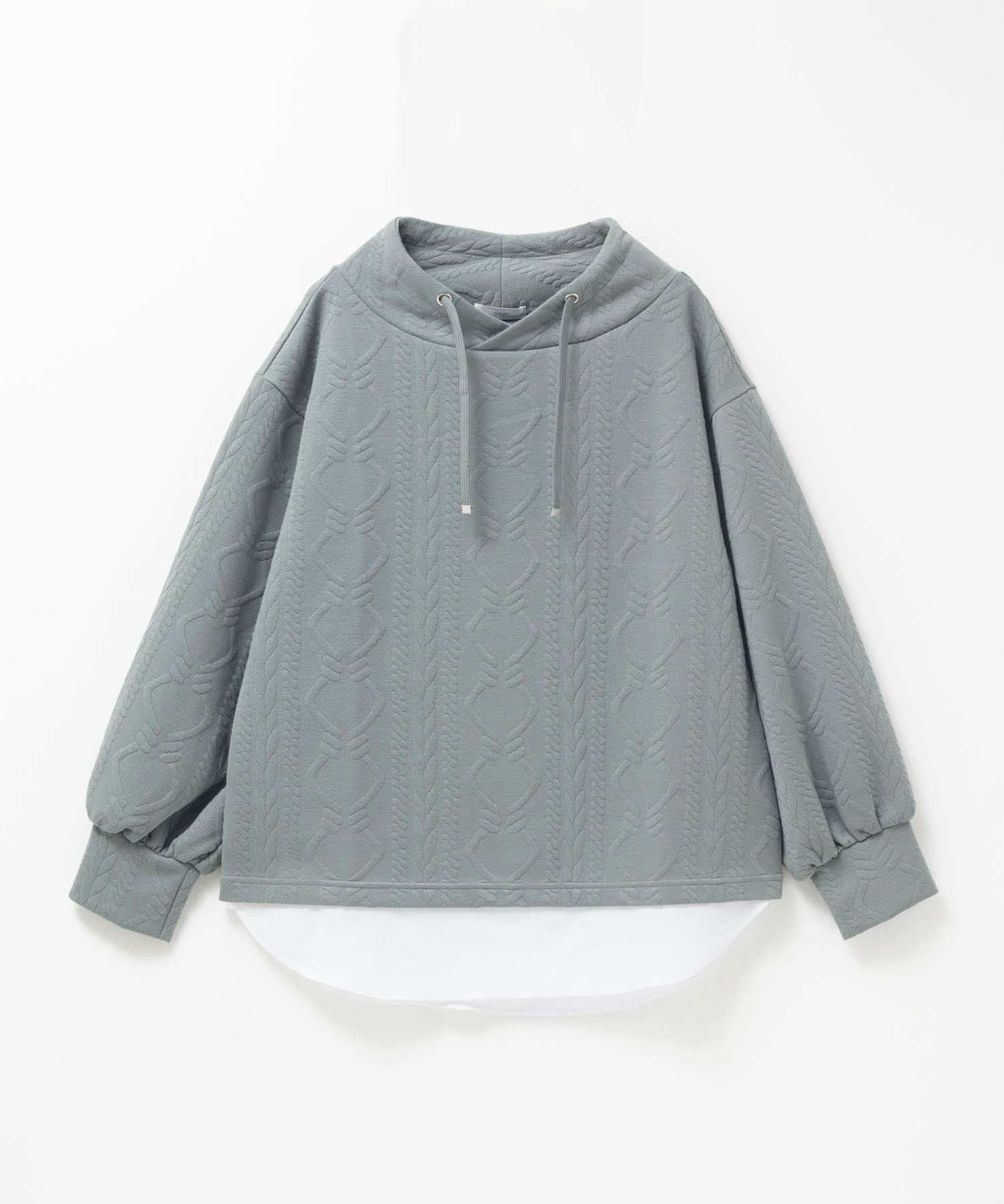 nAvy  時短ジャガードフェイクハイネックプルオーバー レディース商品画像-17