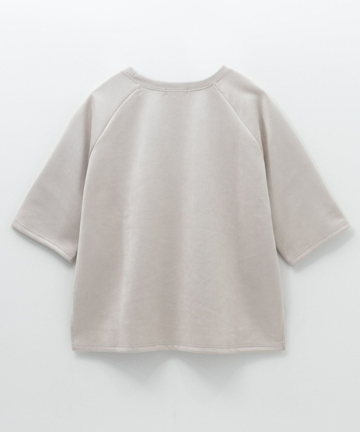 nAvy フェイクスエード7分袖Tシャツ レディース メール便 対応商品