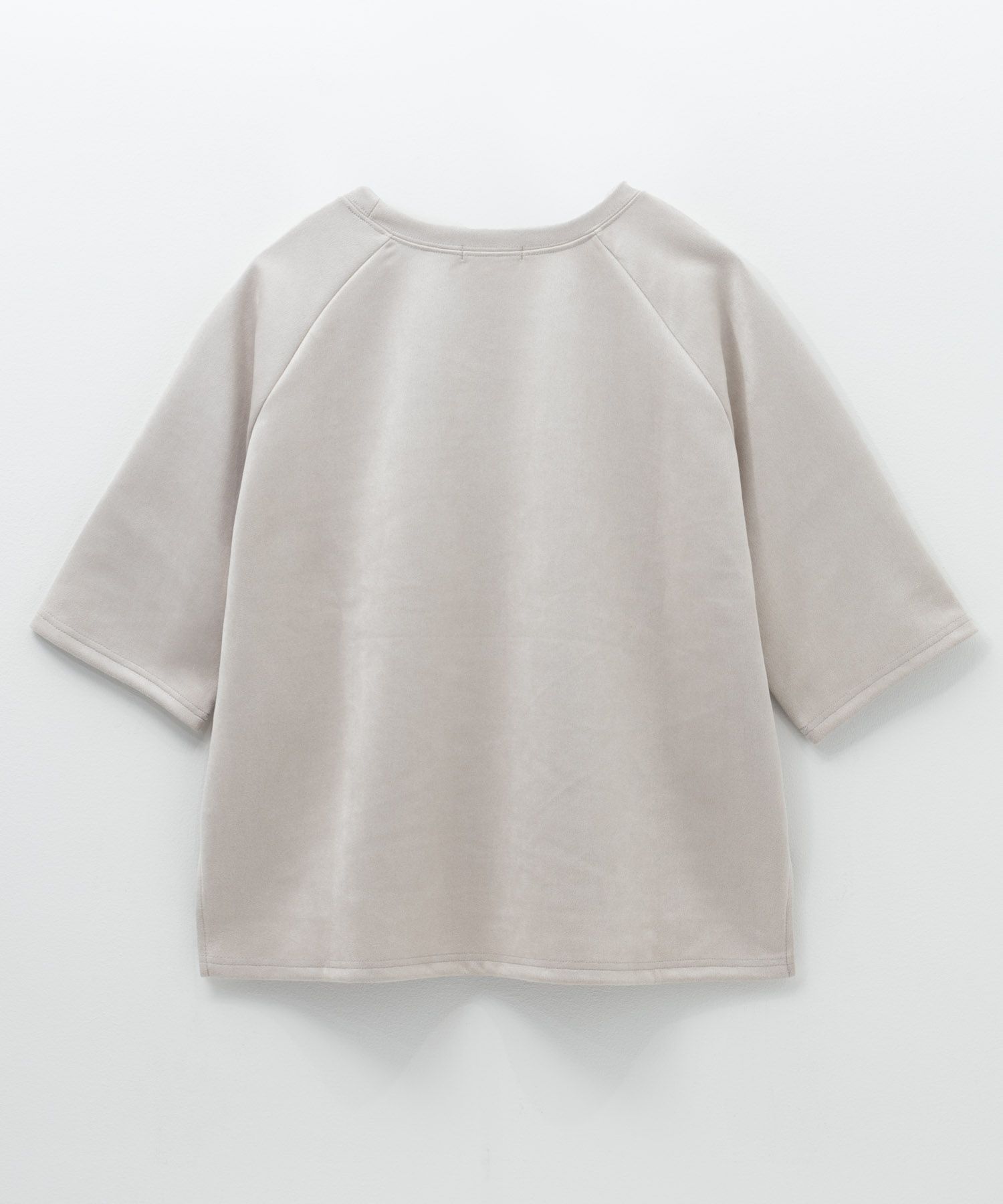 nAvy  フェイクスエード7分袖Tシャツ レディース メール便 対応商品商品サムネイル-4