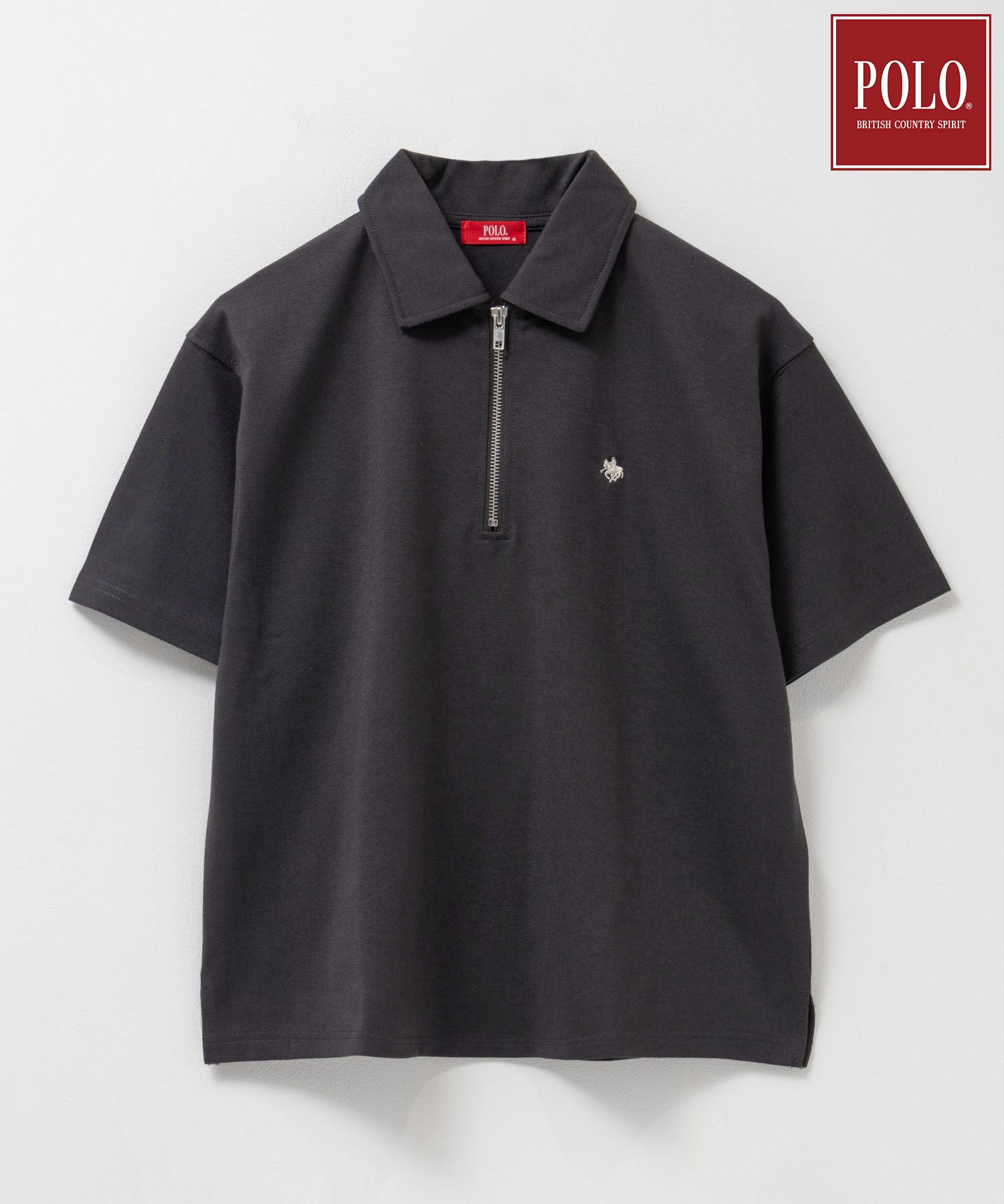 POLO BCS ハーフジップポロシャツ レディース