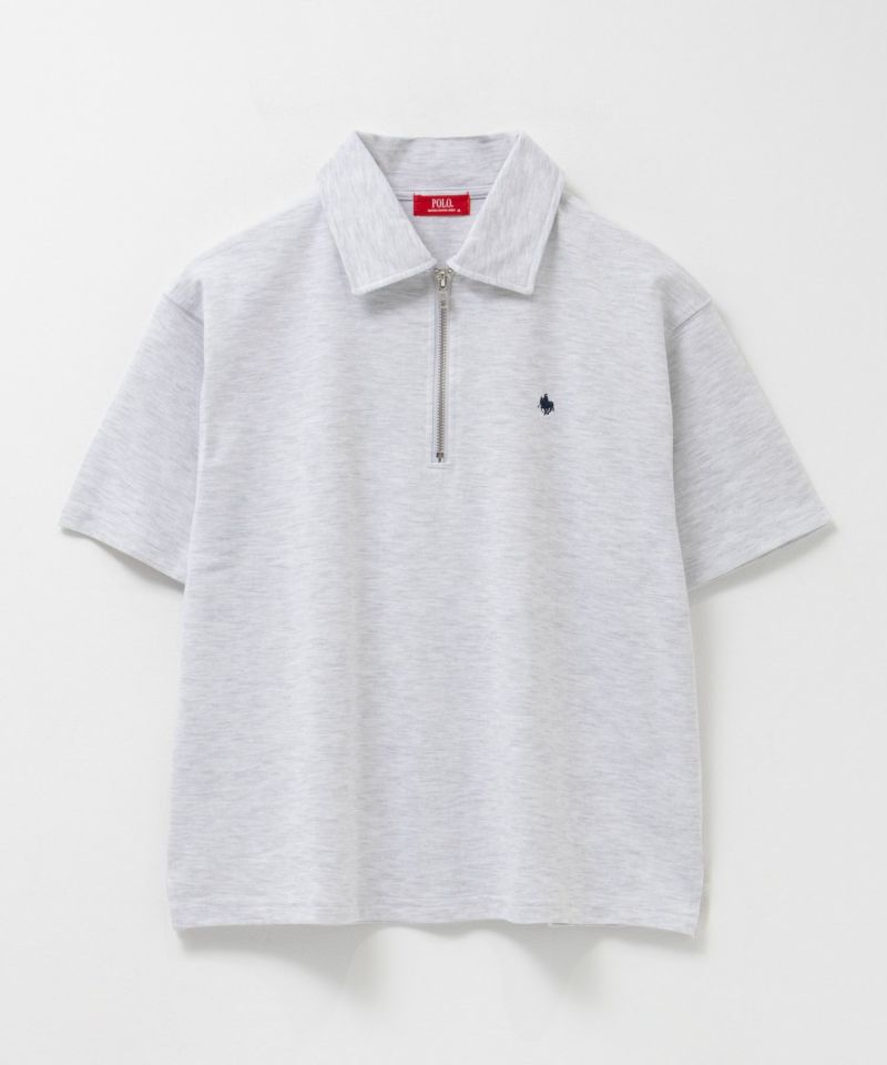 POLO BCS  ハーフジップポロシャツ レディース商品画像-3
