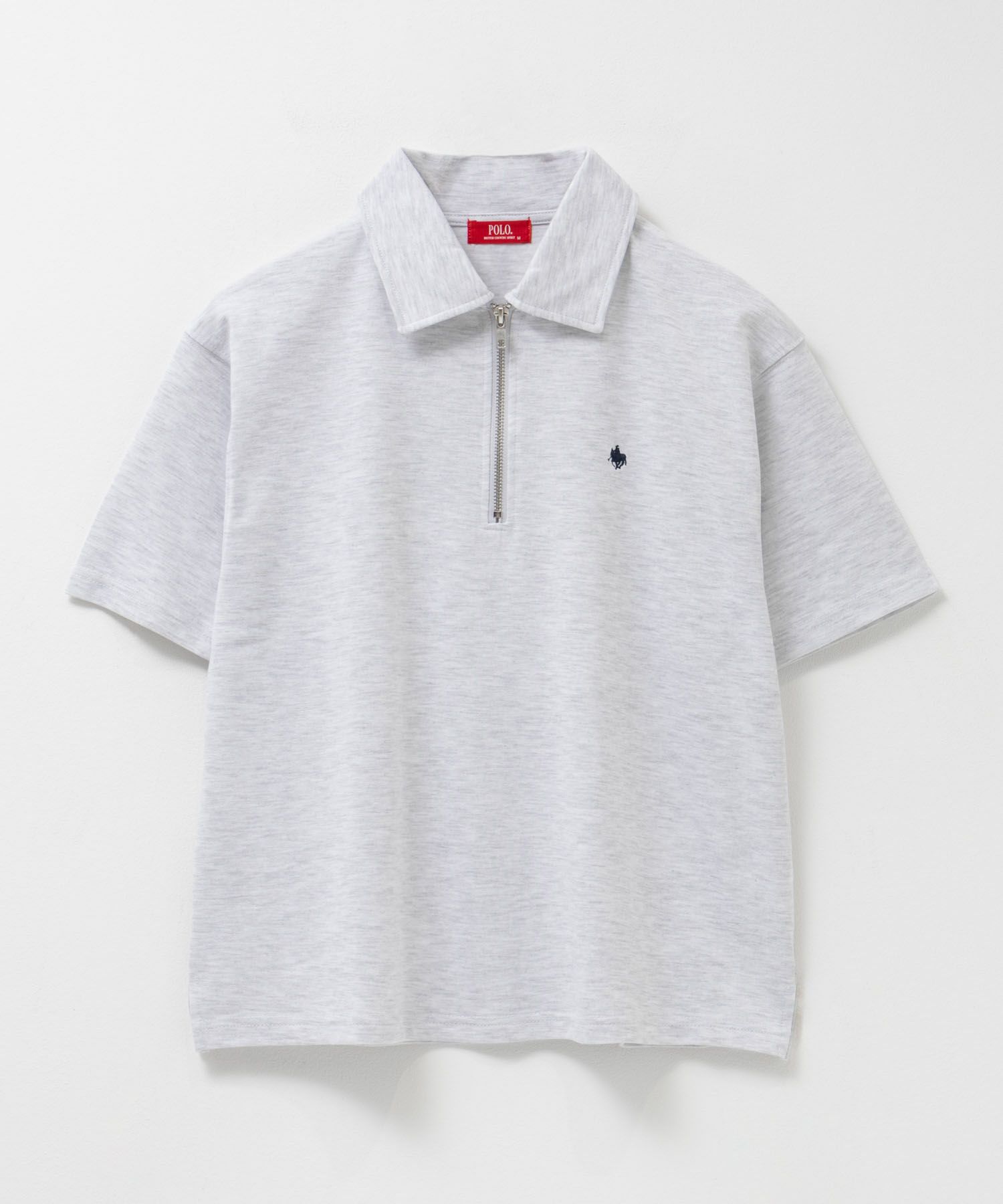 POLO BCS  ハーフジップポロシャツ レディース商品サムネイル-3
