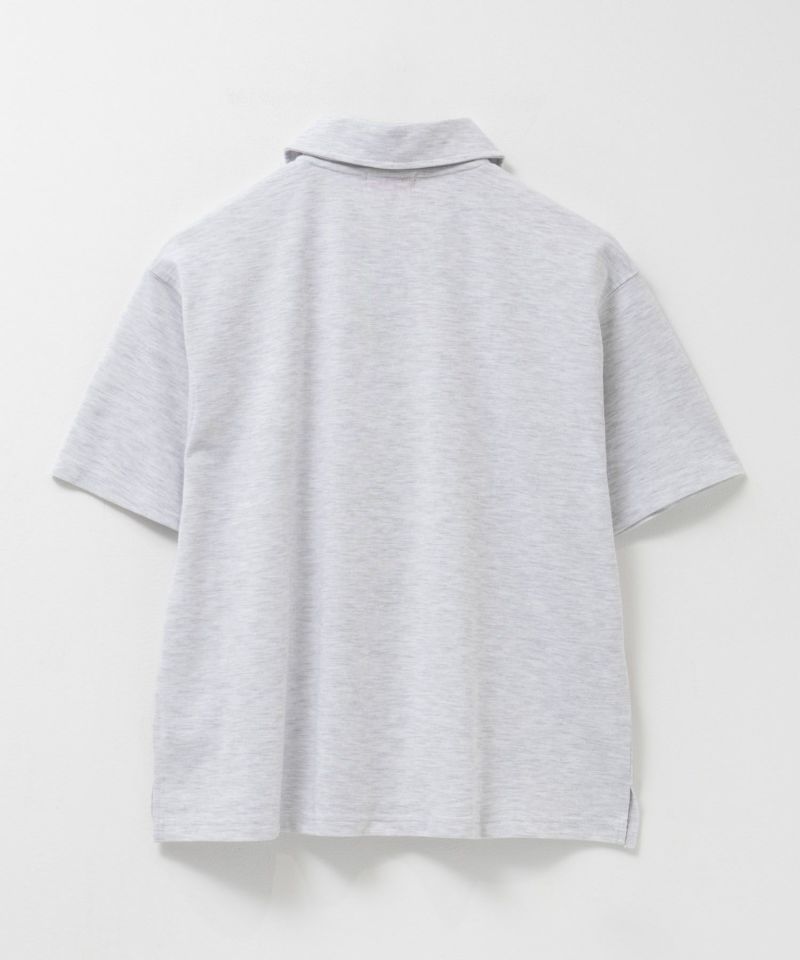 POLO BCS  ハーフジップポロシャツ レディース商品画像-4