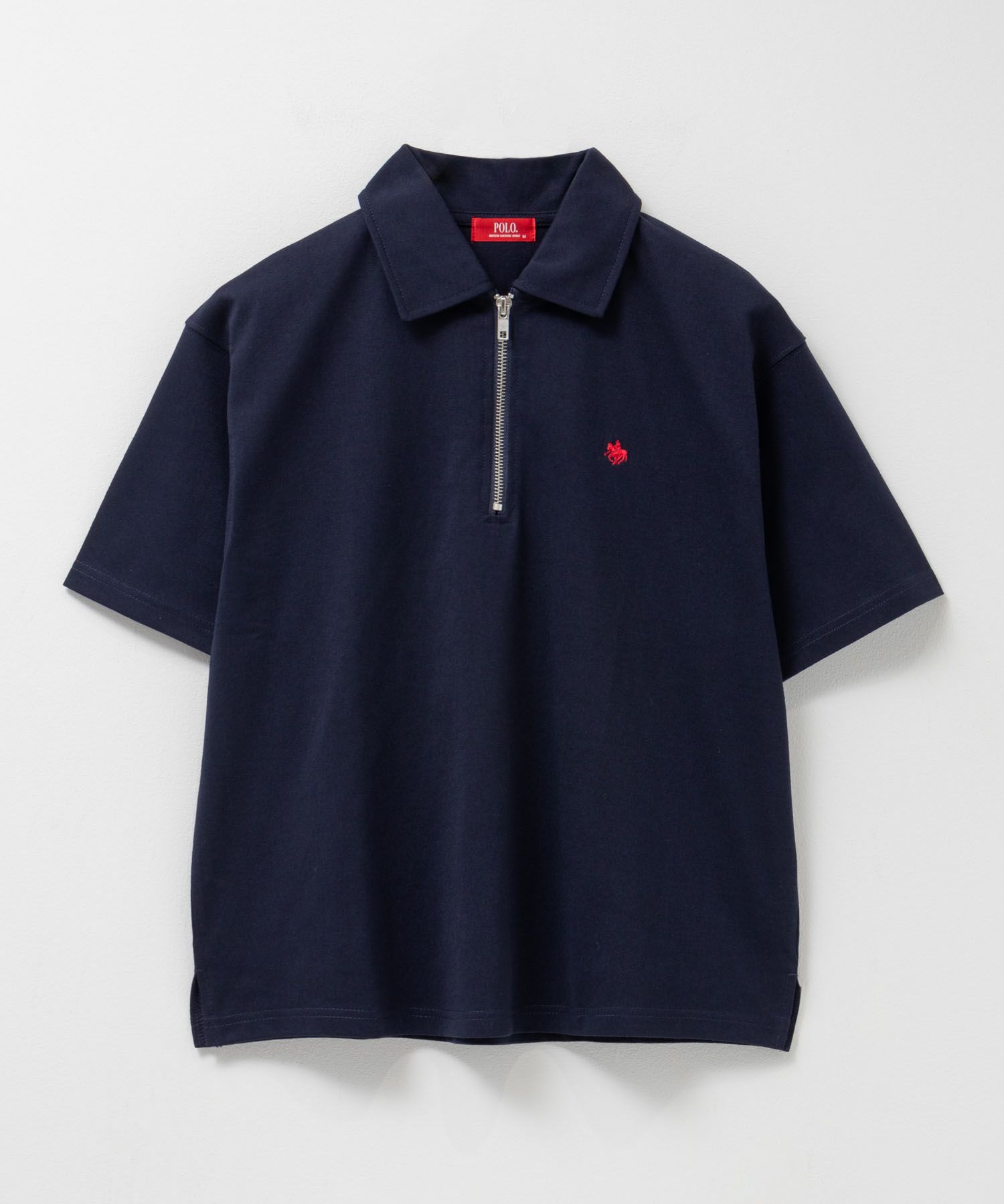 POLO BCS ハーフジップポロシャツ レディース