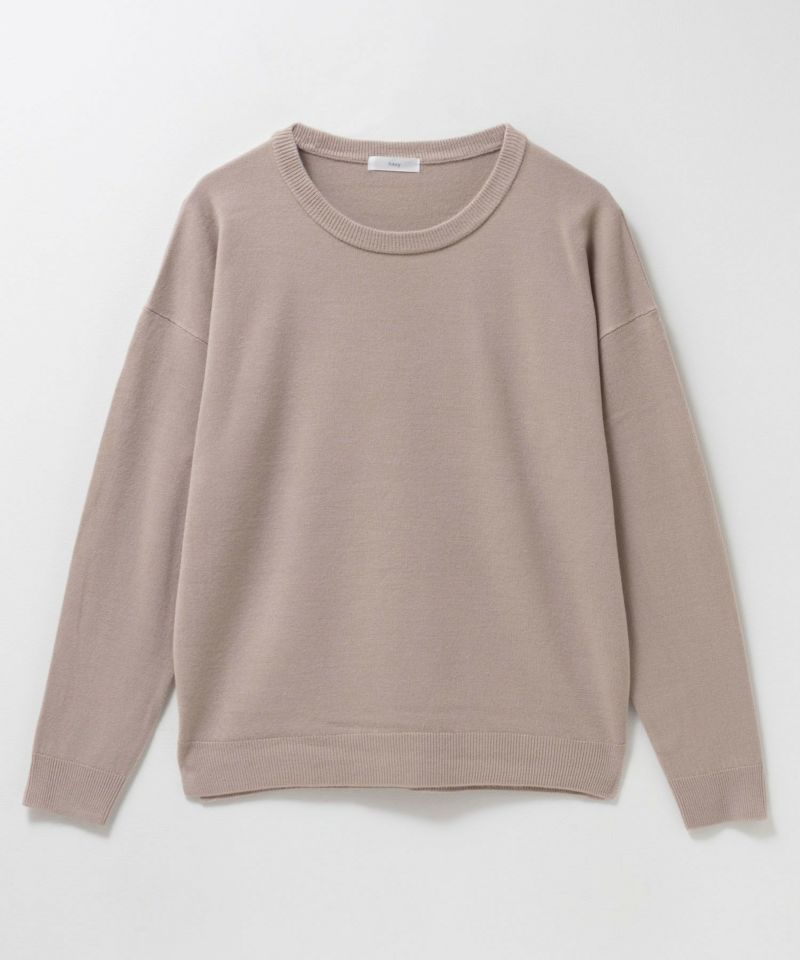 nAvy カシミヤタッチニット クルーネック レディース商品画像-15