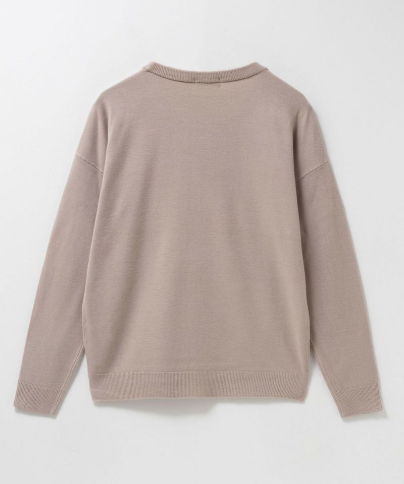 nAvy カシミヤタッチニット クルーネック レディース商品画像-16