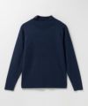 nAvy カシミヤタッチニット リブハイネック レディース
