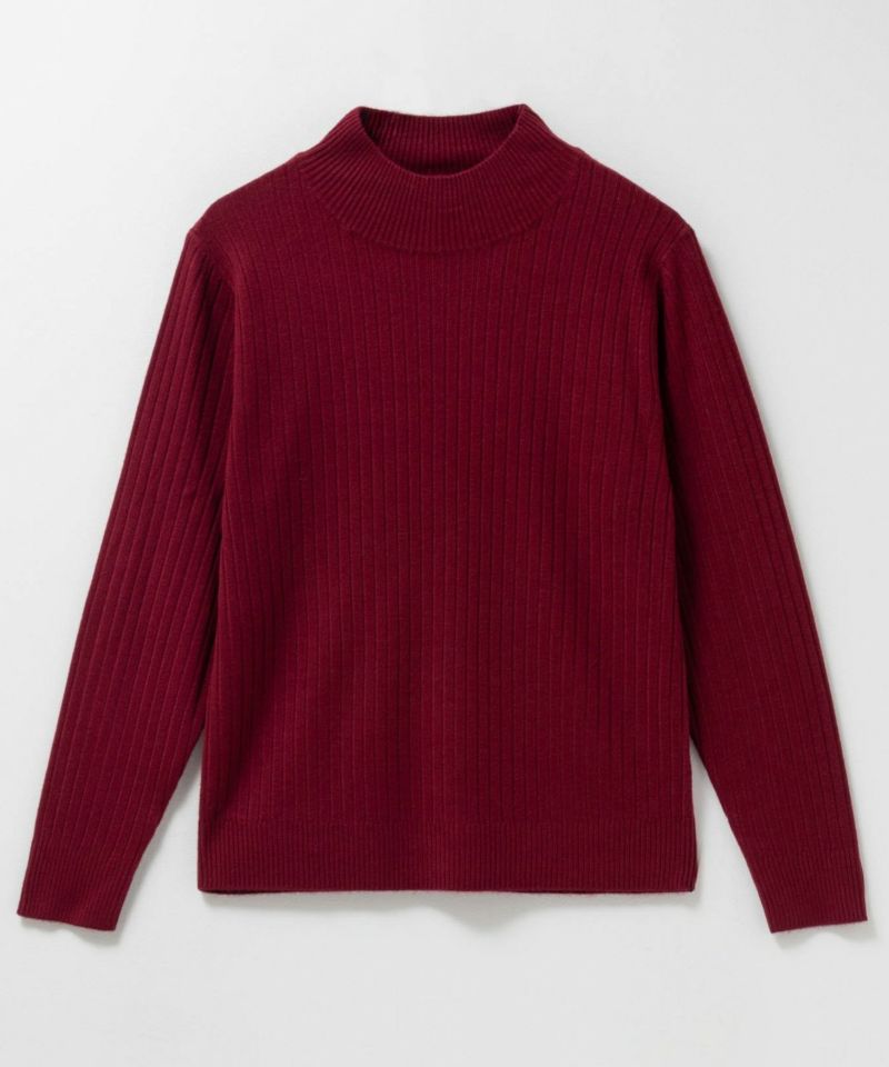 nAvy カシミヤタッチニット リブハイネック レディース商品画像-19