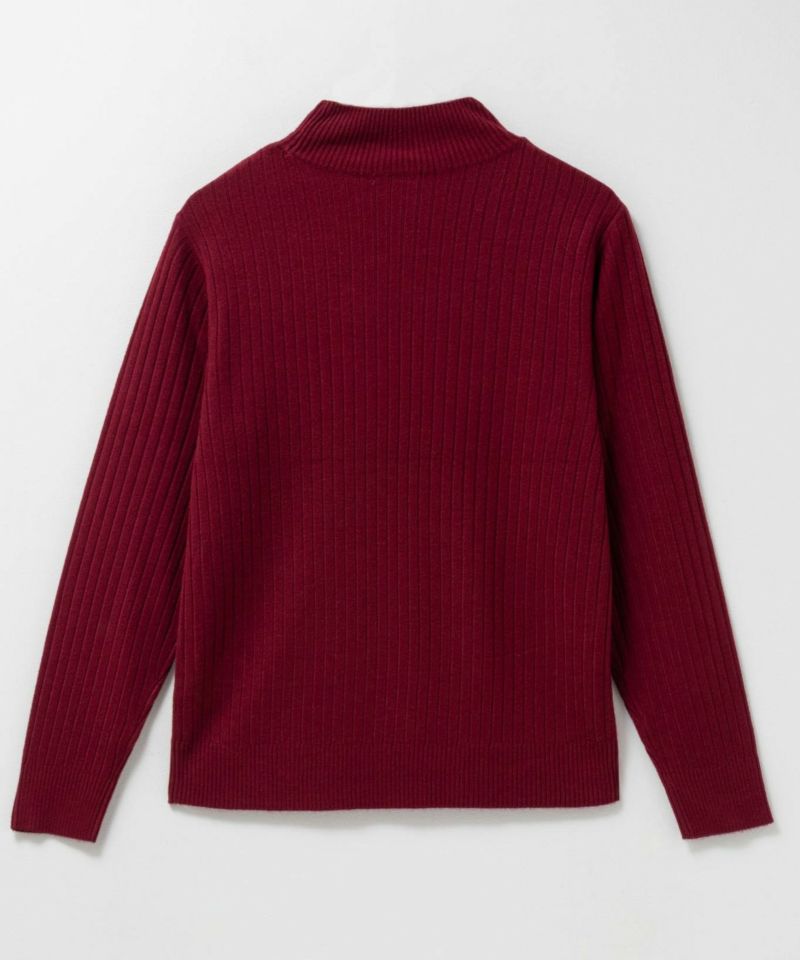 nAvy カシミヤタッチニット リブハイネック レディース商品画像-20