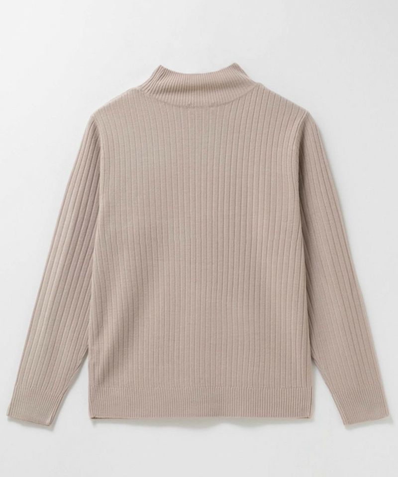 nAvy カシミヤタッチニット リブハイネック レディース商品画像-24
