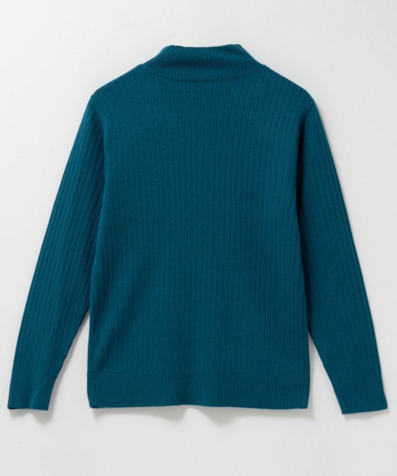 nAvy カシミヤタッチニット リブハイネック レディース商品画像-26