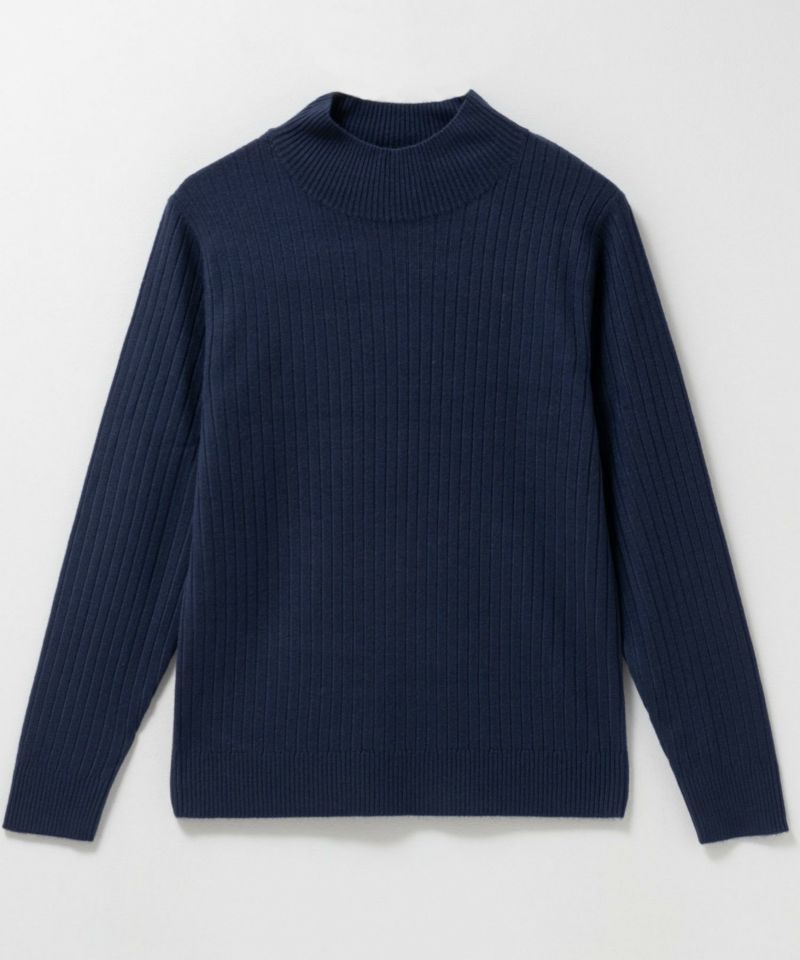 nAvy カシミヤタッチニット リブハイネック レディース商品画像-27