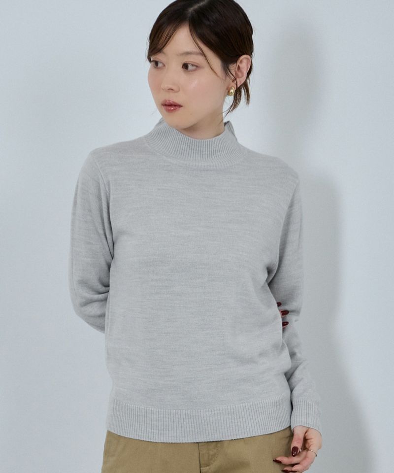 [さらに50%OFF]nAvy カシミヤタッチニット ハイネック レディース商品画像-11