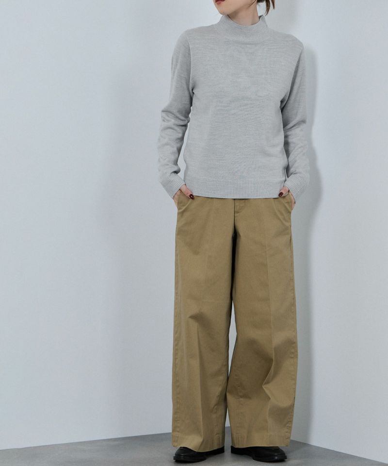 nAvy カシミヤタッチニット ハイネック レディース商品画像-14