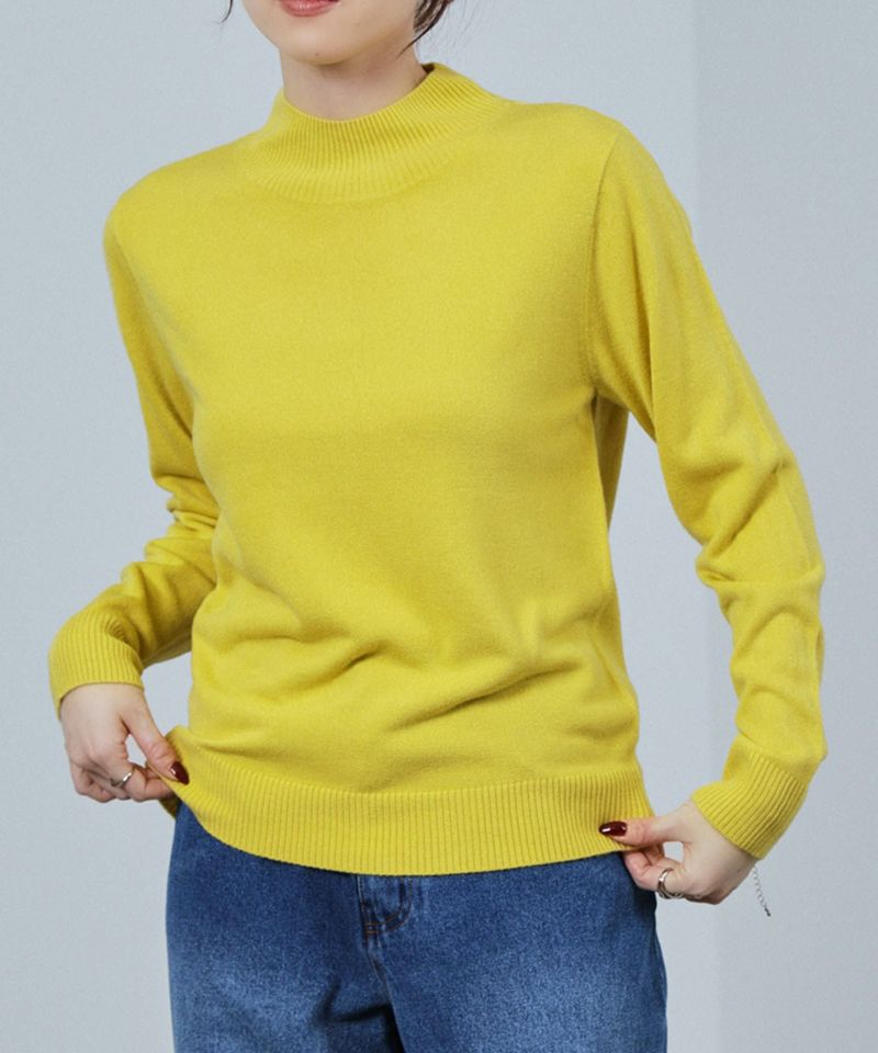 nAvy カシミヤタッチニット ハイネック レディース商品画像-15