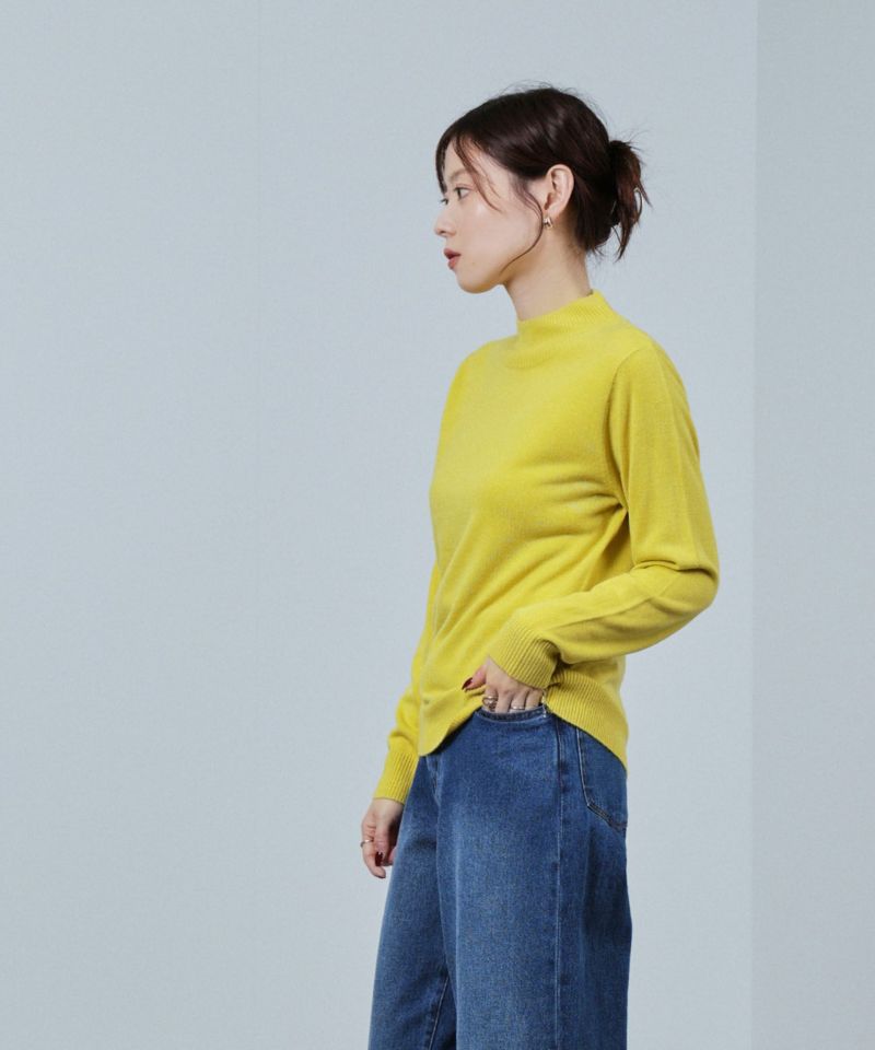 nAvy カシミヤタッチニット ハイネック レディース商品画像-18