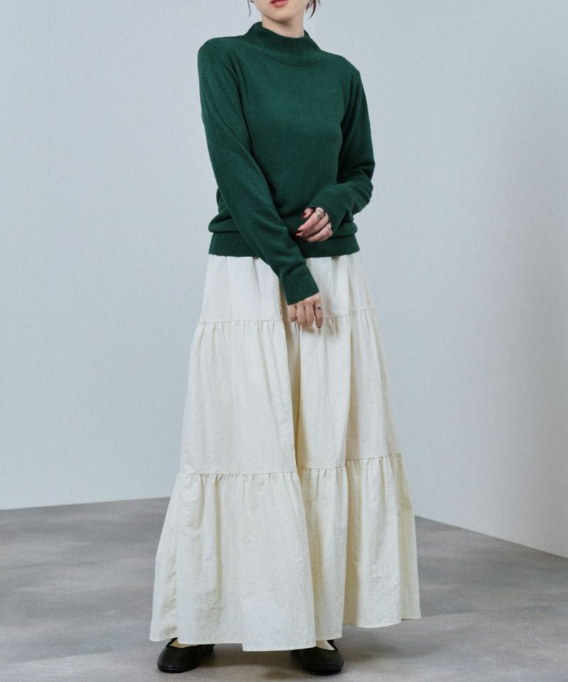 nAvy カシミヤタッチニット ハイネック レディース商品画像-21