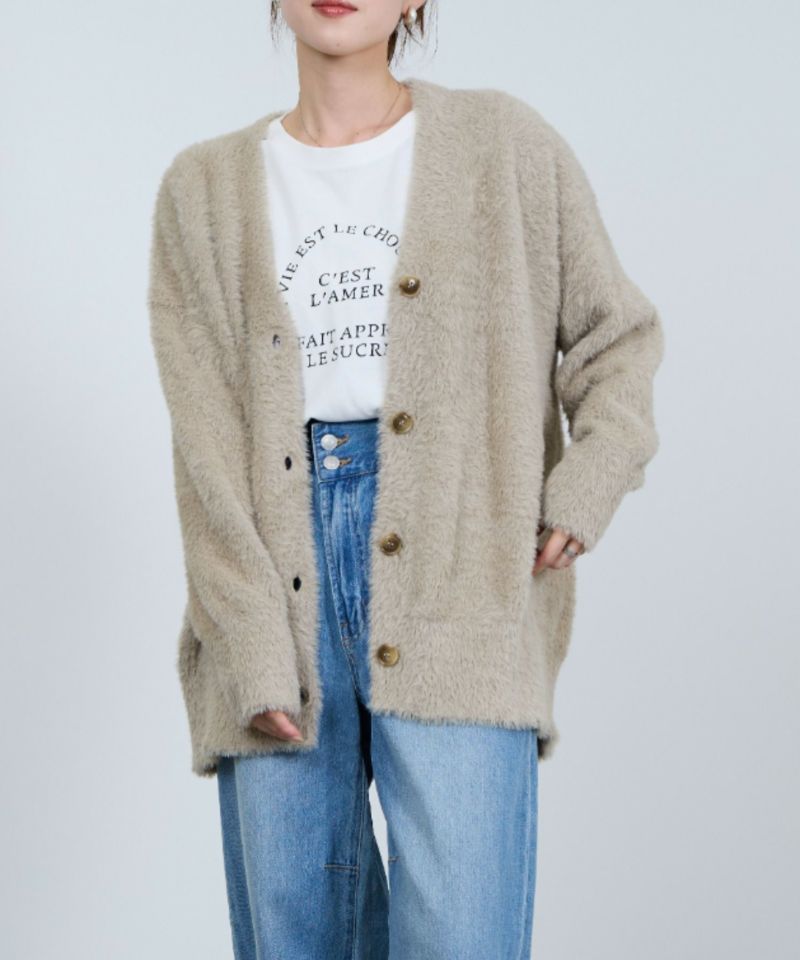 nAvy  フェザーロングカーディガン レディース商品画像-11