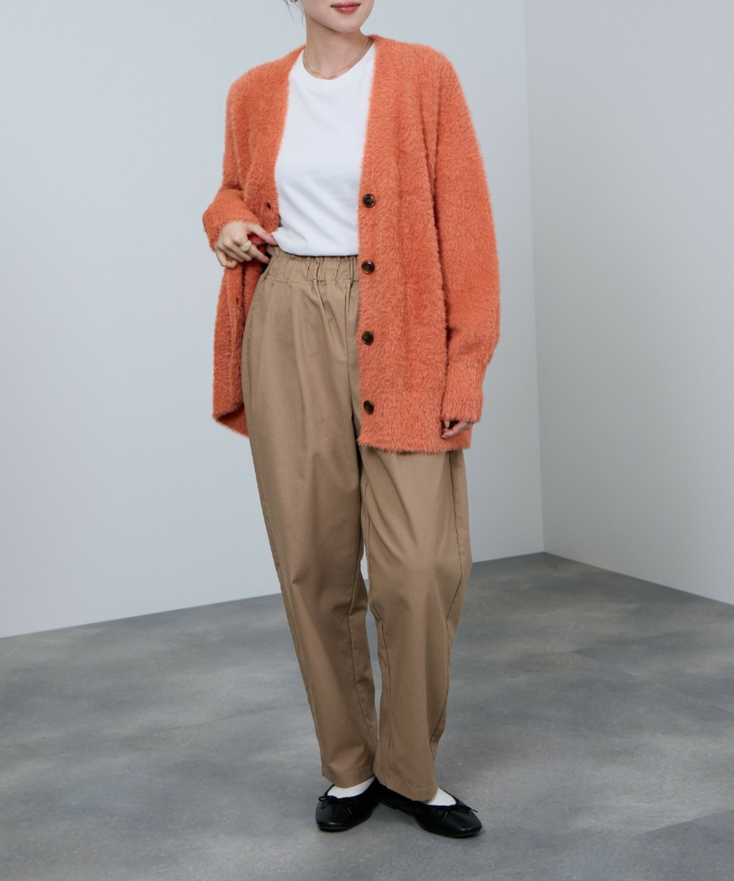 [さらに50%OFF]nAvy  フェザーロングカーディガン レディース商品サムネイル-18