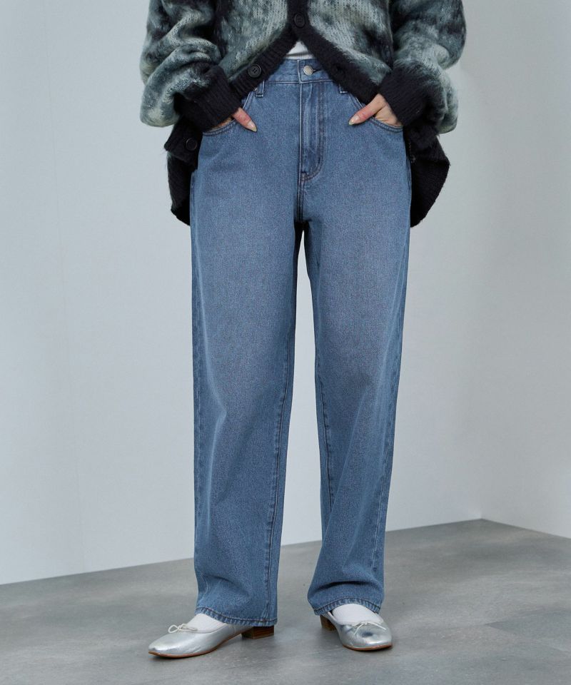 nAvy  毎日はきたくなるデニム「マイデニ」 ルーズテーパード レディース商品画像-1