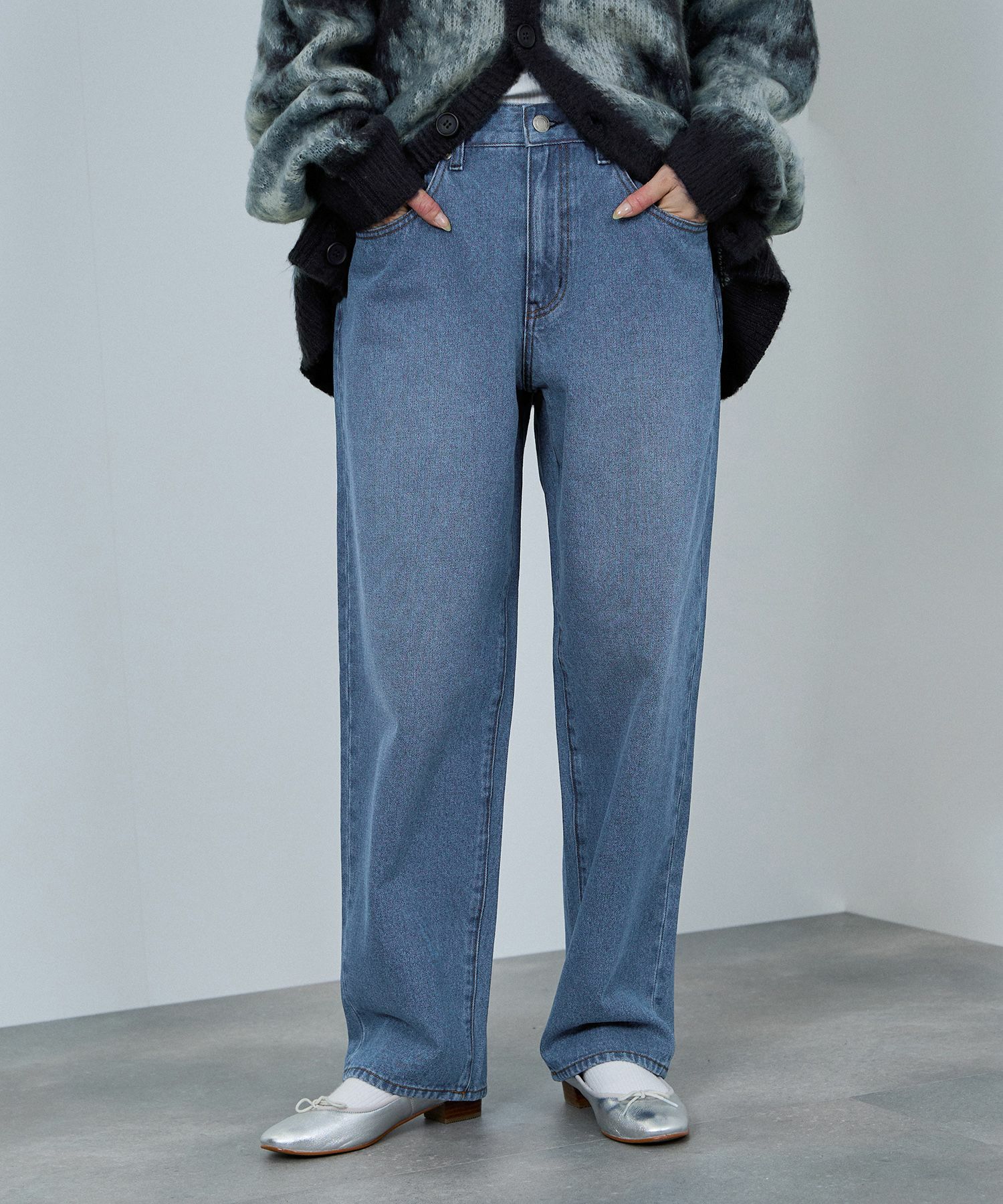 nAvy 毎日はきたくなるデニム「マイデニ」 ルーズテーパード レディース