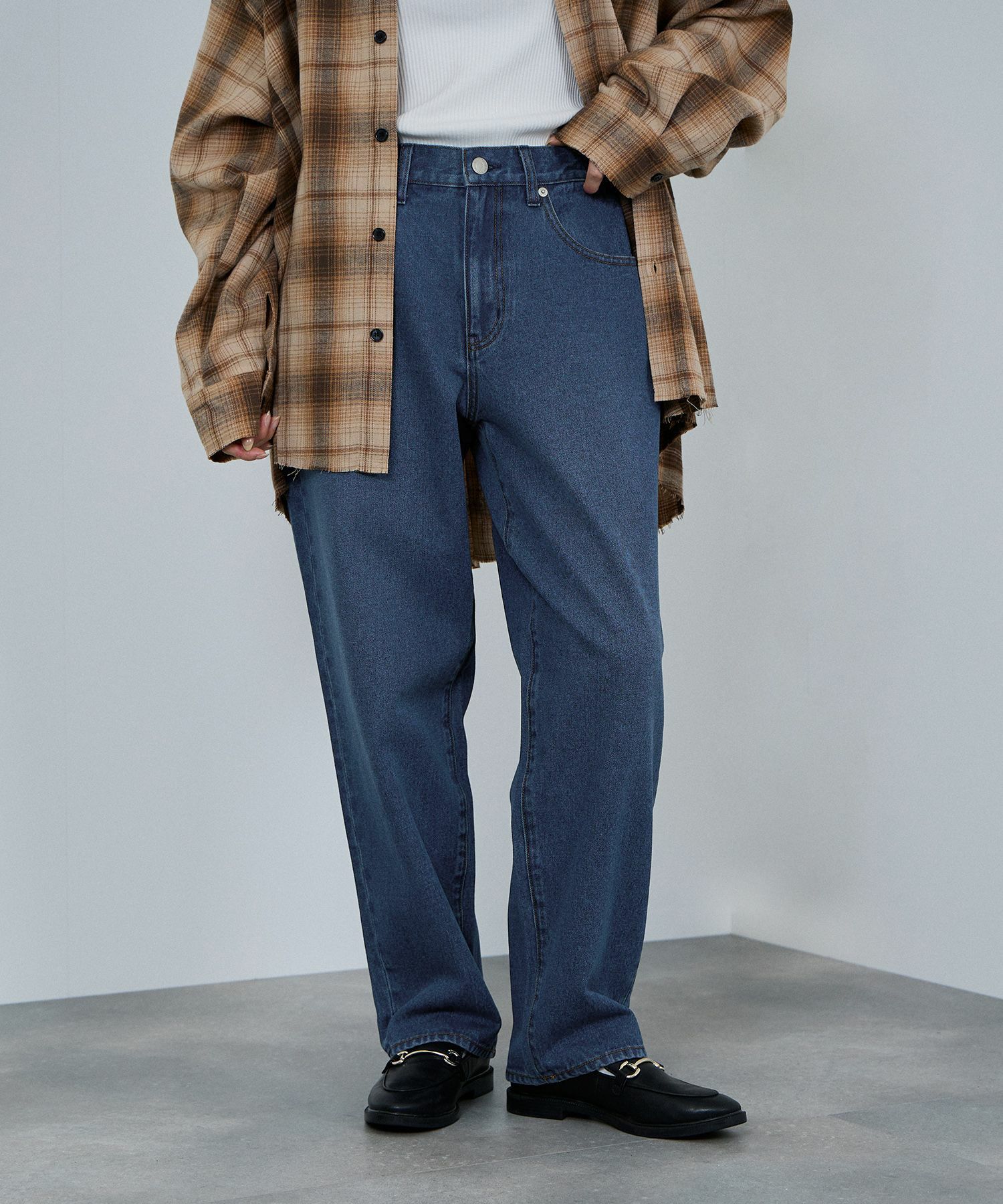 nAvy  毎日はきたくなるデニム「マイデニ」 ルーズテーパード レディース商品画像-3