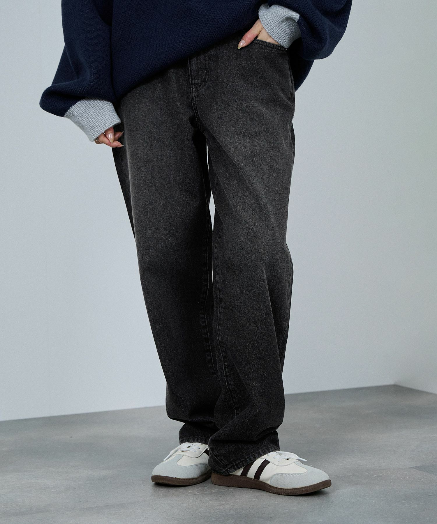 nAvy  毎日はきたくなるデニム「マイデニ」 ルーズテーパード レディース商品画像-9