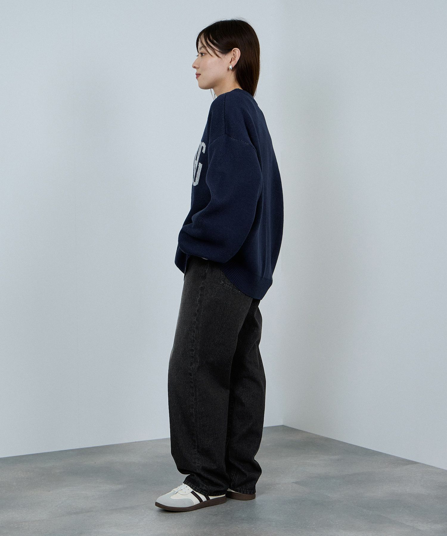 nAvy  毎日はきたくなるデニム「マイデニ」 ルーズテーパード レディース商品画像-12