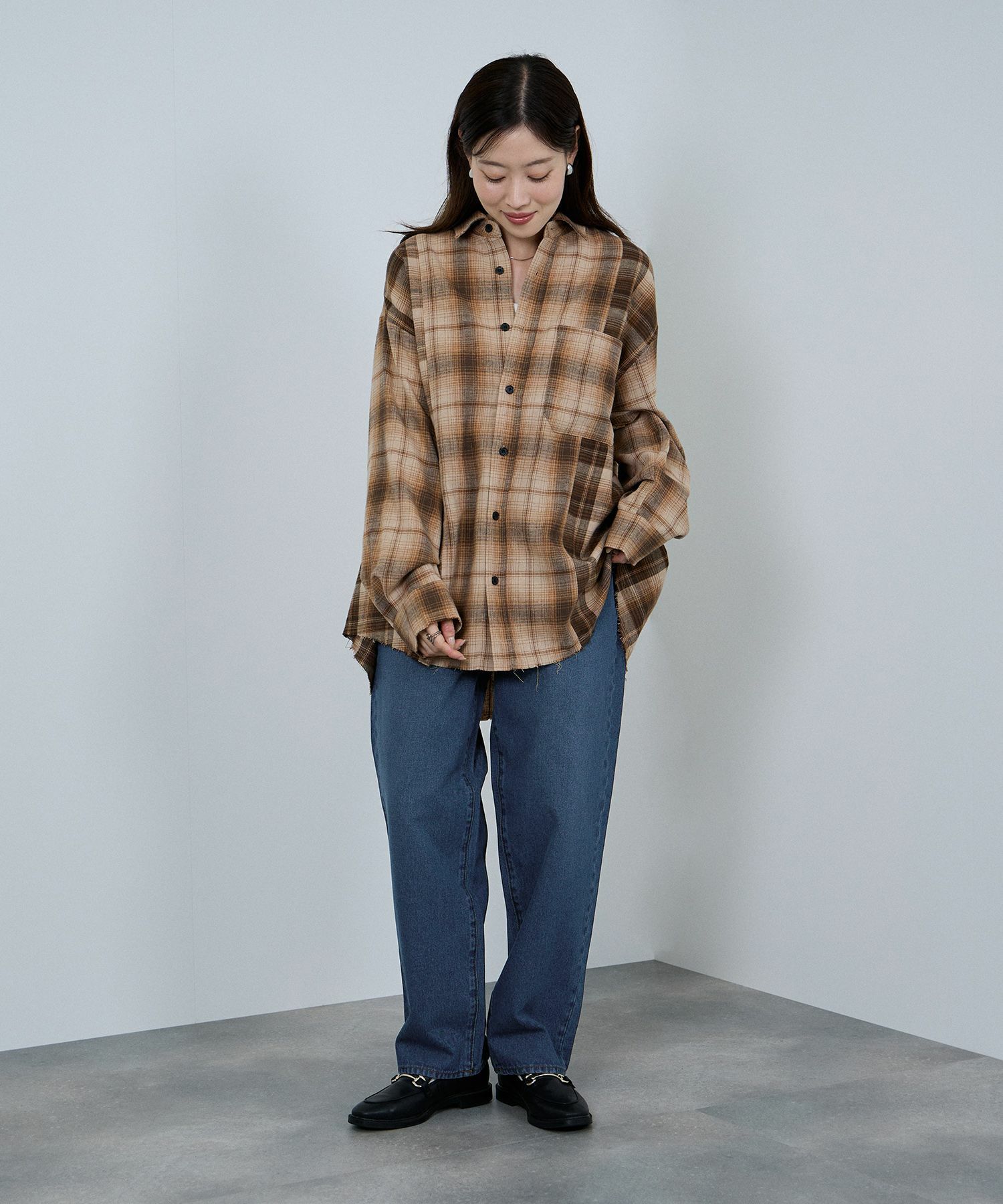 nAvy  毎日はきたくなるデニム「マイデニ」 ルーズテーパード レディース商品画像-16