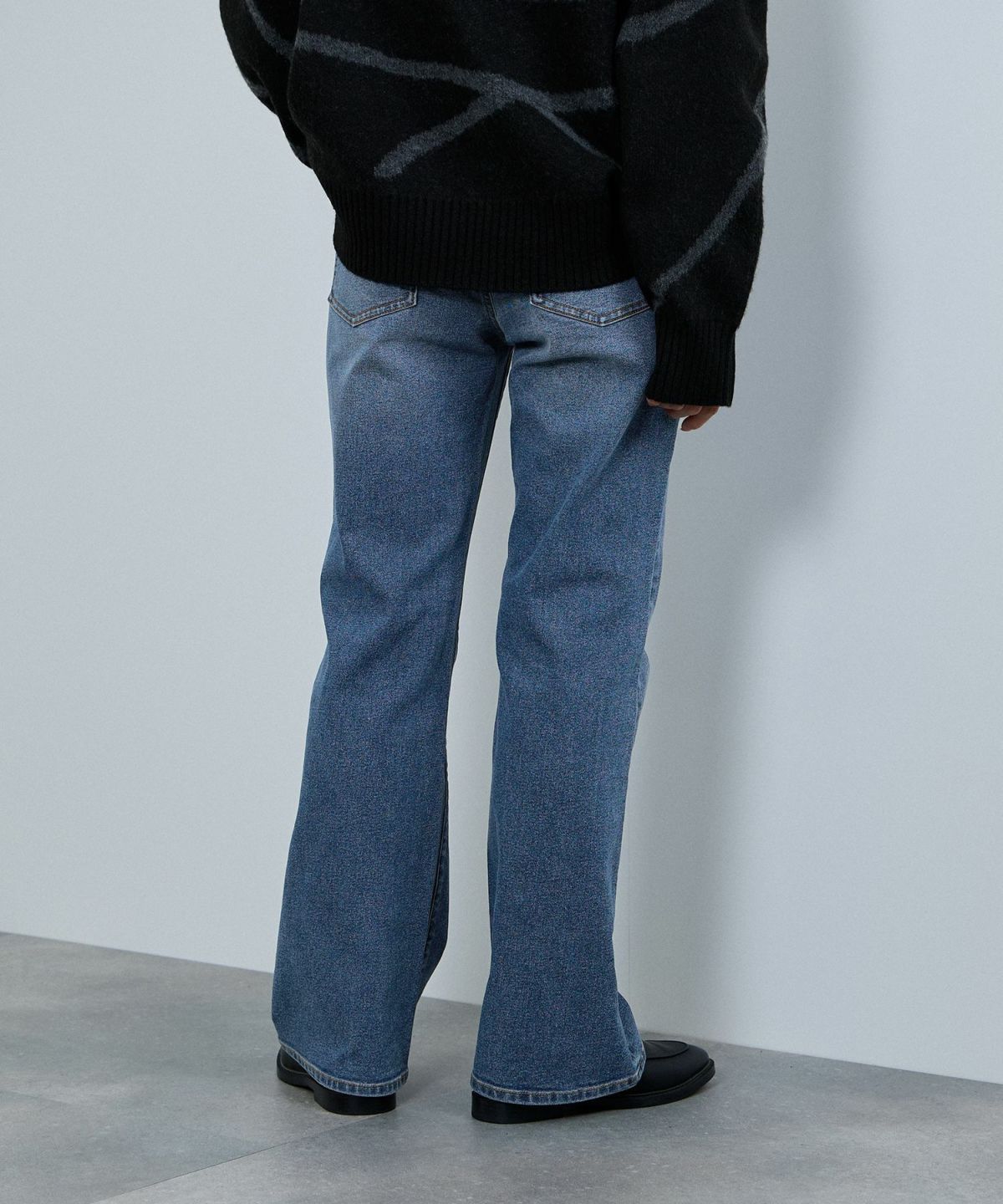 nAvy 毎日はきたくなるデニム「マイデニ」 フレアパンツ レディース