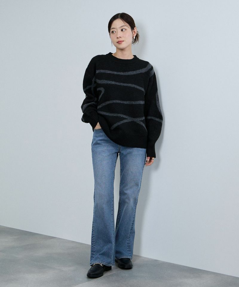 nAvy  毎日はきたくなるデニム「マイデニ」 フレアパンツ レディース商品画像-11