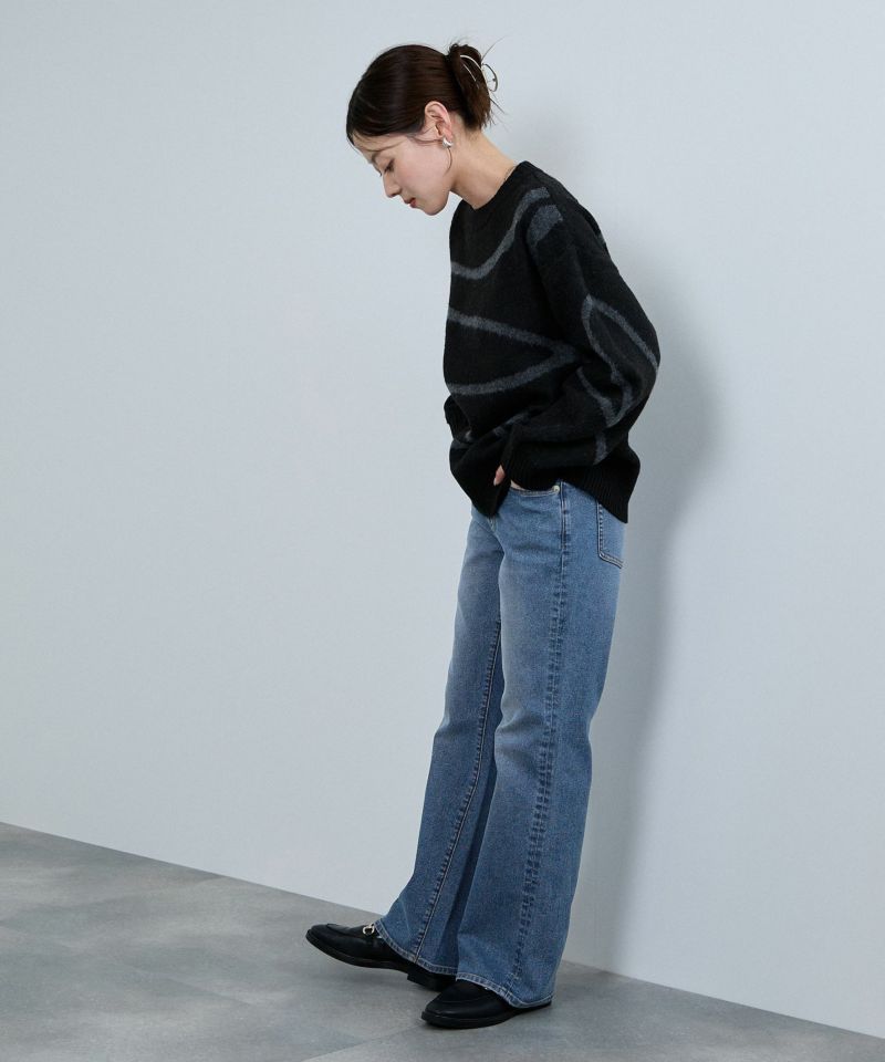 nAvy  毎日はきたくなるデニム「マイデニ」 フレアパンツ レディース商品画像-12