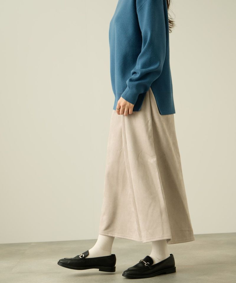 nAvy  フェイクスエードフレアスカート レディース商品画像-8