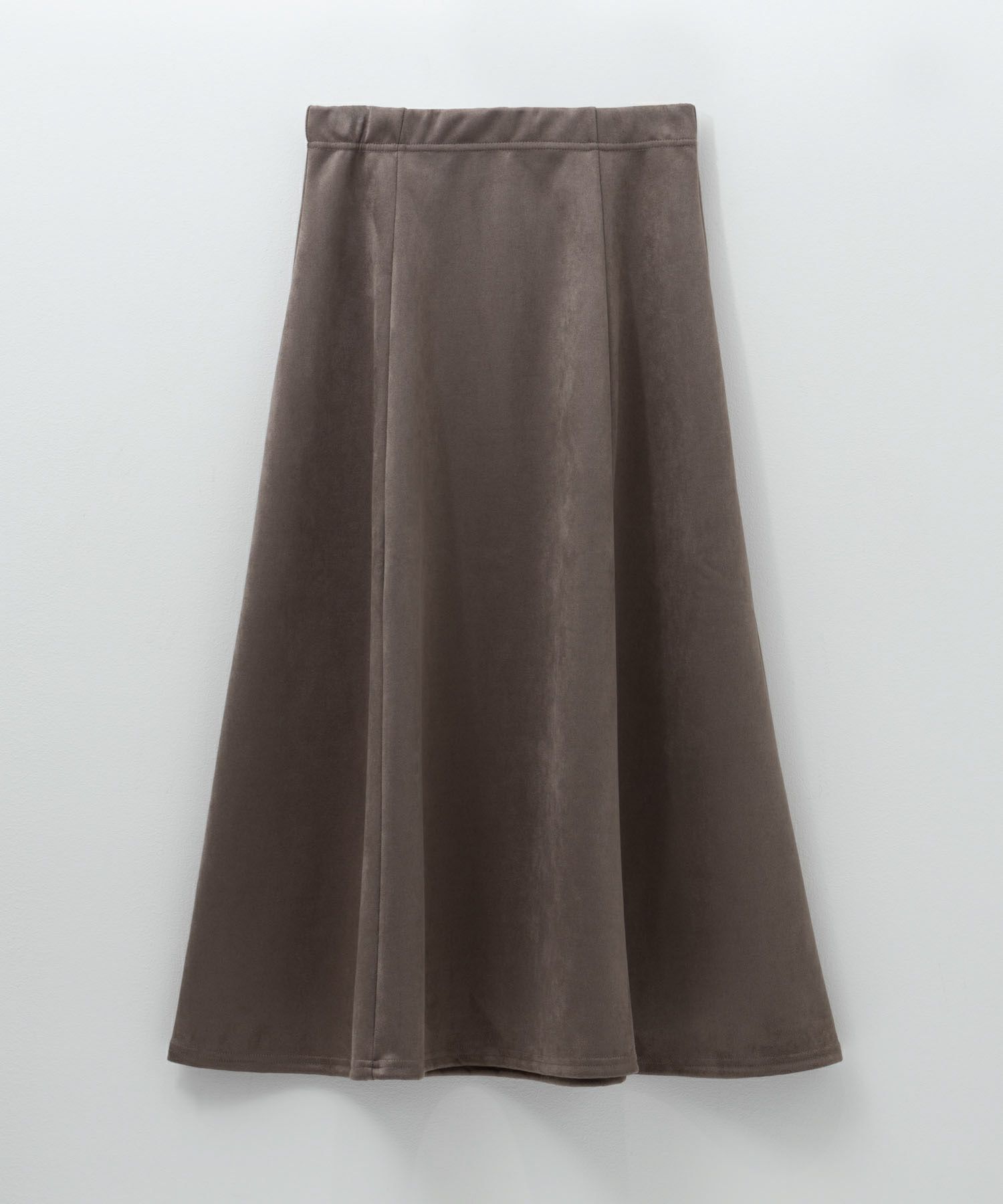 nAvy フェイクスエードフレアスカート レディース