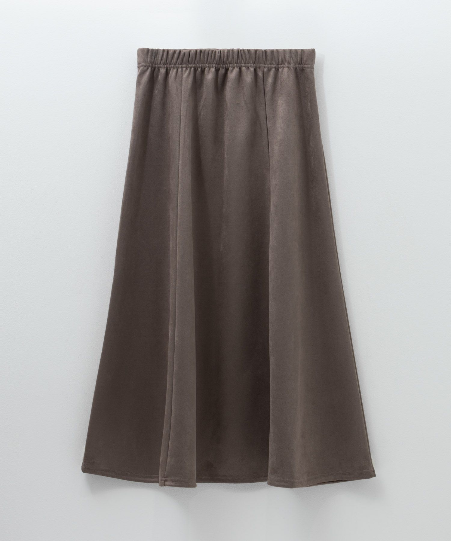 nAvy フェイクスエードフレアスカート レディース