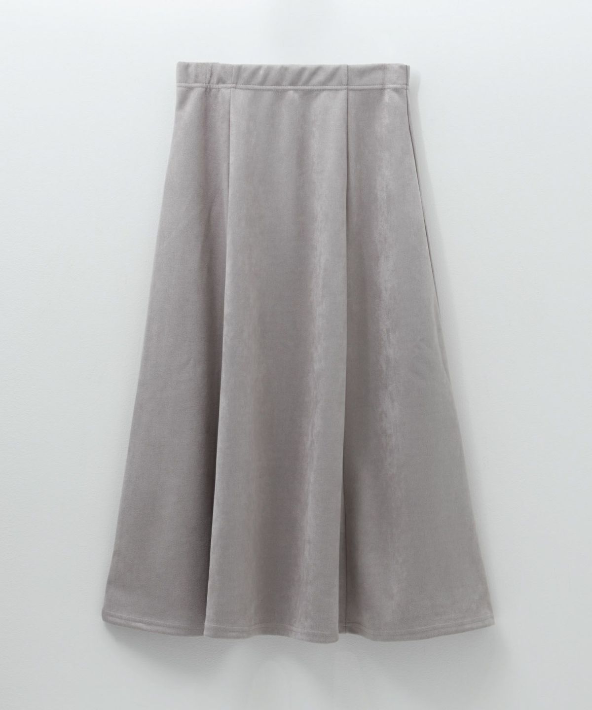 nAvy フェイクスエードフレアスカート レディース