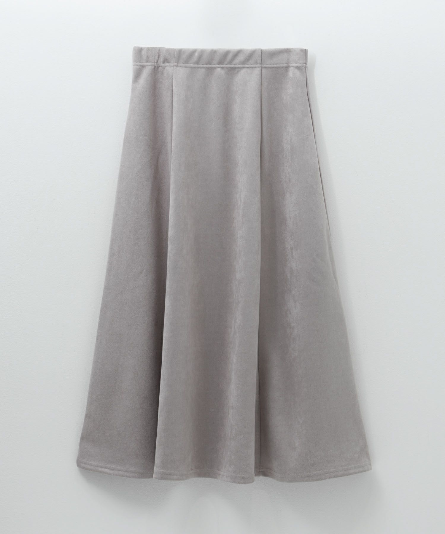 nAvy フェイクスエードフレアスカート レディース