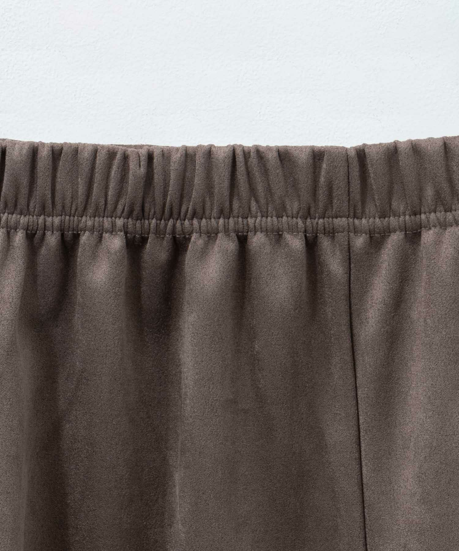 nAvy フェイクスエードフレアスカート レディース