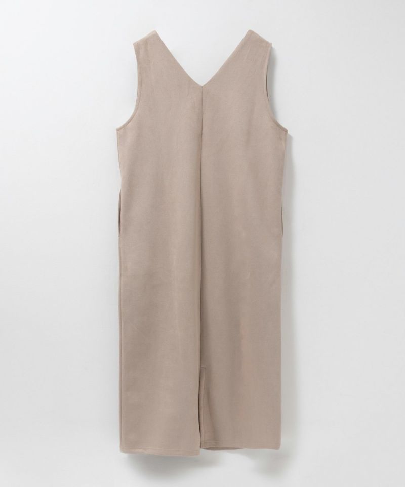 nAvy  ポンチ素材 フェイクスエードジャンパースカート レディース商品画像-17