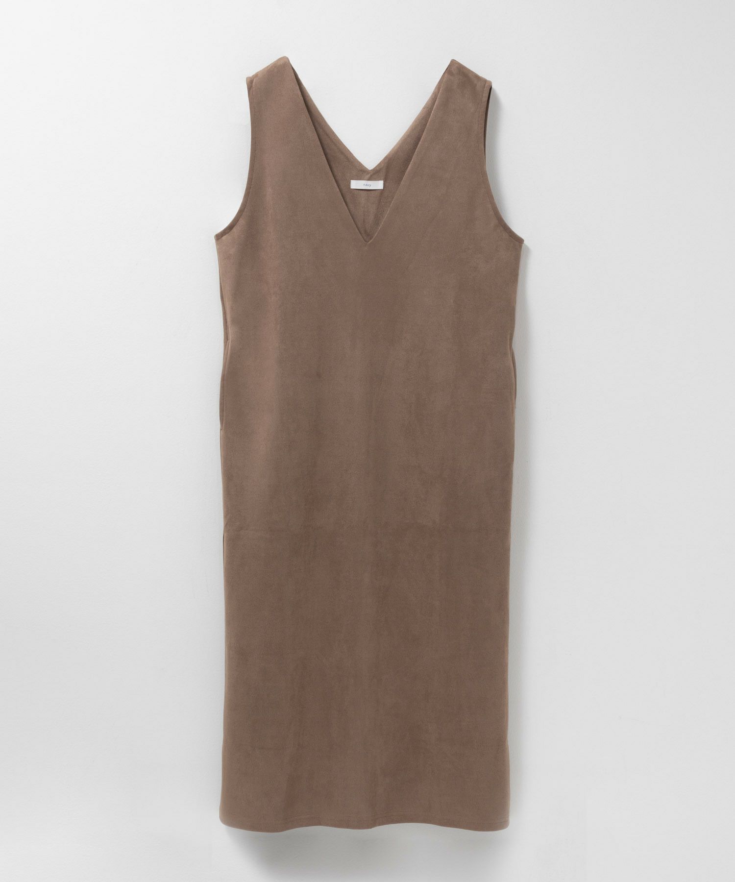 nAvy ポンチ素材 フェイクスエードジャンパースカート レディース商品画像-18