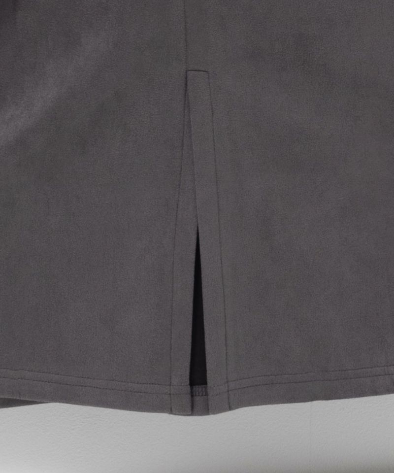 nAvy  ポンチ素材 フェイクスエードジャンパースカート レディース商品画像-22