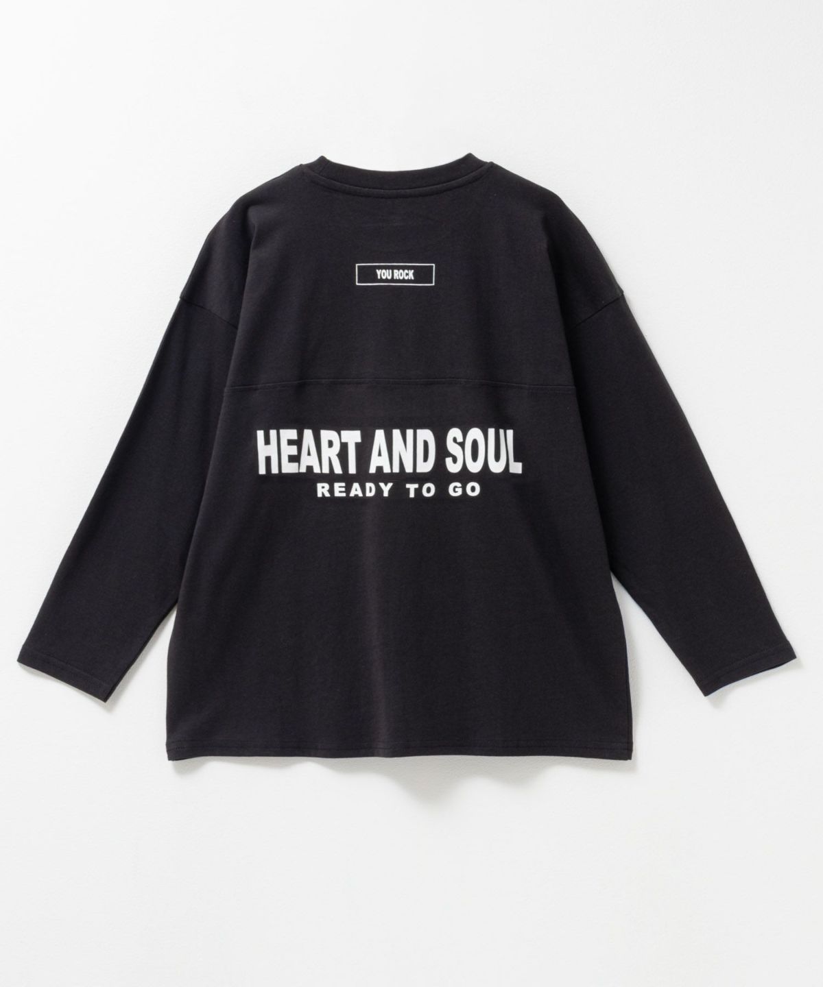 T-GRAPHICS バックロゴ長袖Tシャツ キッズ メール便 対応商品