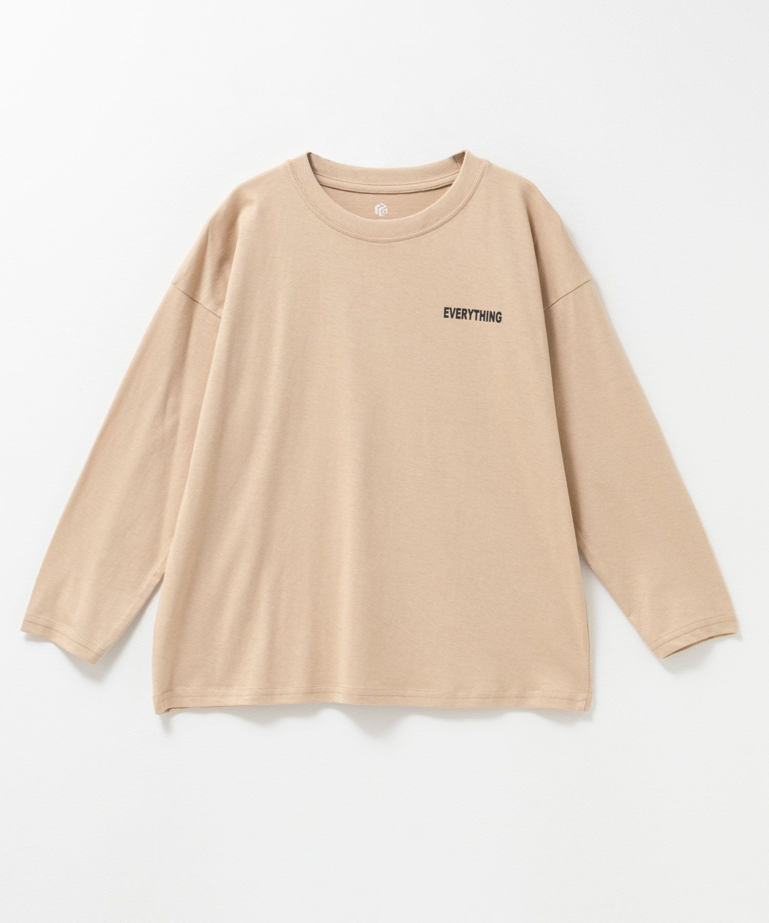 T-GRAPHICS バックロゴ長袖Tシャツ キッズ メール便 対応商品