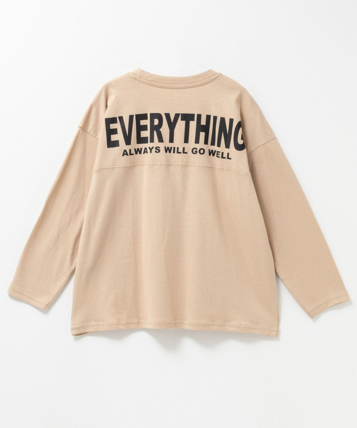 T-GRAPHICS バックロゴ長袖Tシャツ キッズ メール便 対応商品