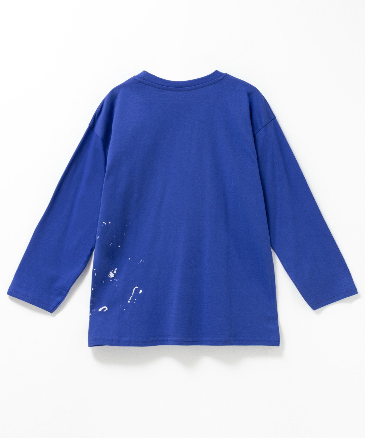 T-GRAPHICS ペイントプリント長袖Tシャツ キッズ メール便 対応商品