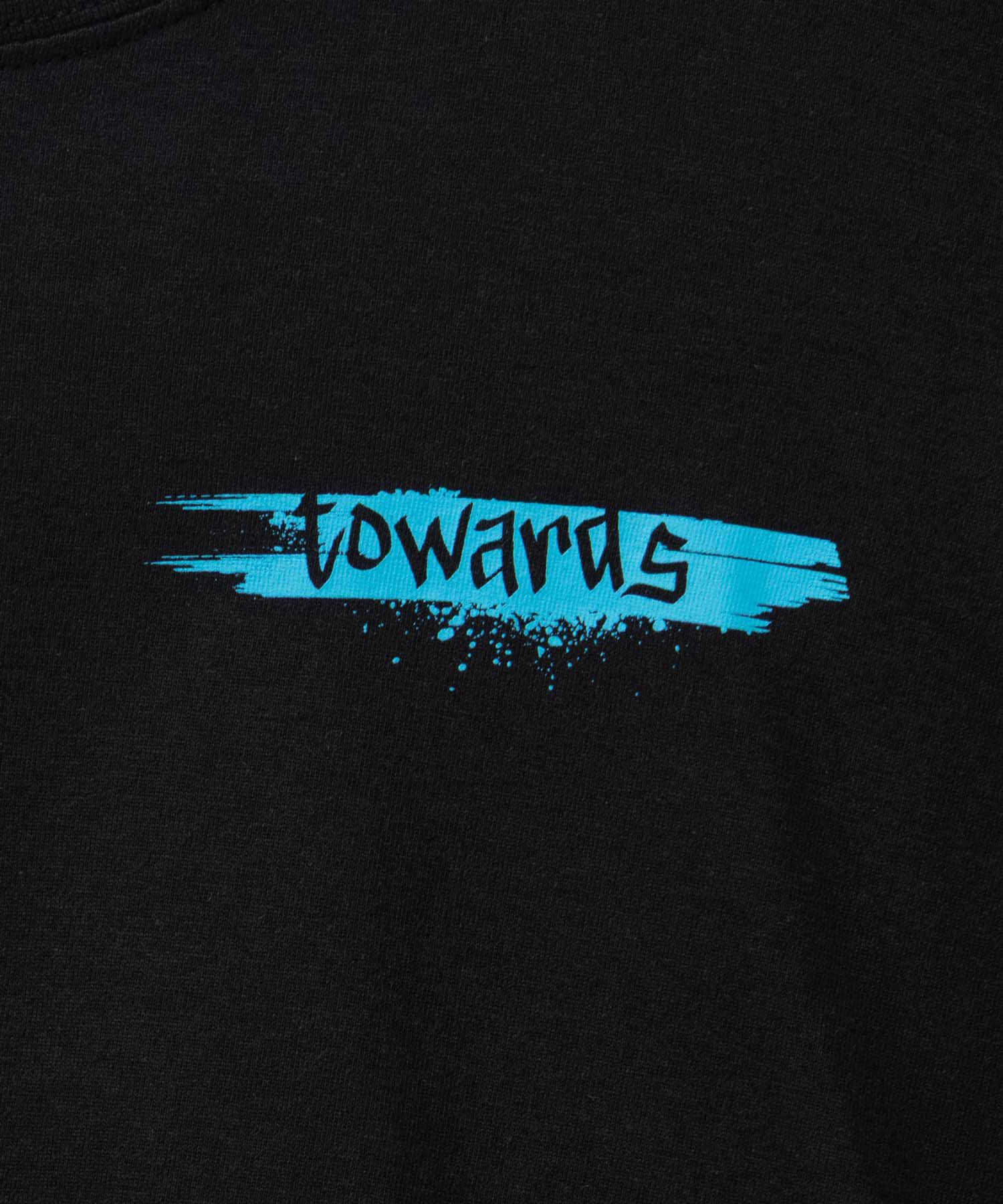 T-GRAPHICS ペイントプリント長袖Tシャツ キッズ メール便 対応商品